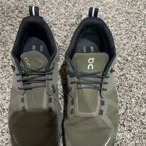 On Running Men's Khaki and Black Sneakers
